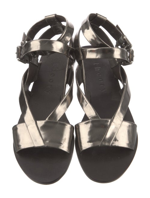 Theory Leather Gladiator Sandals