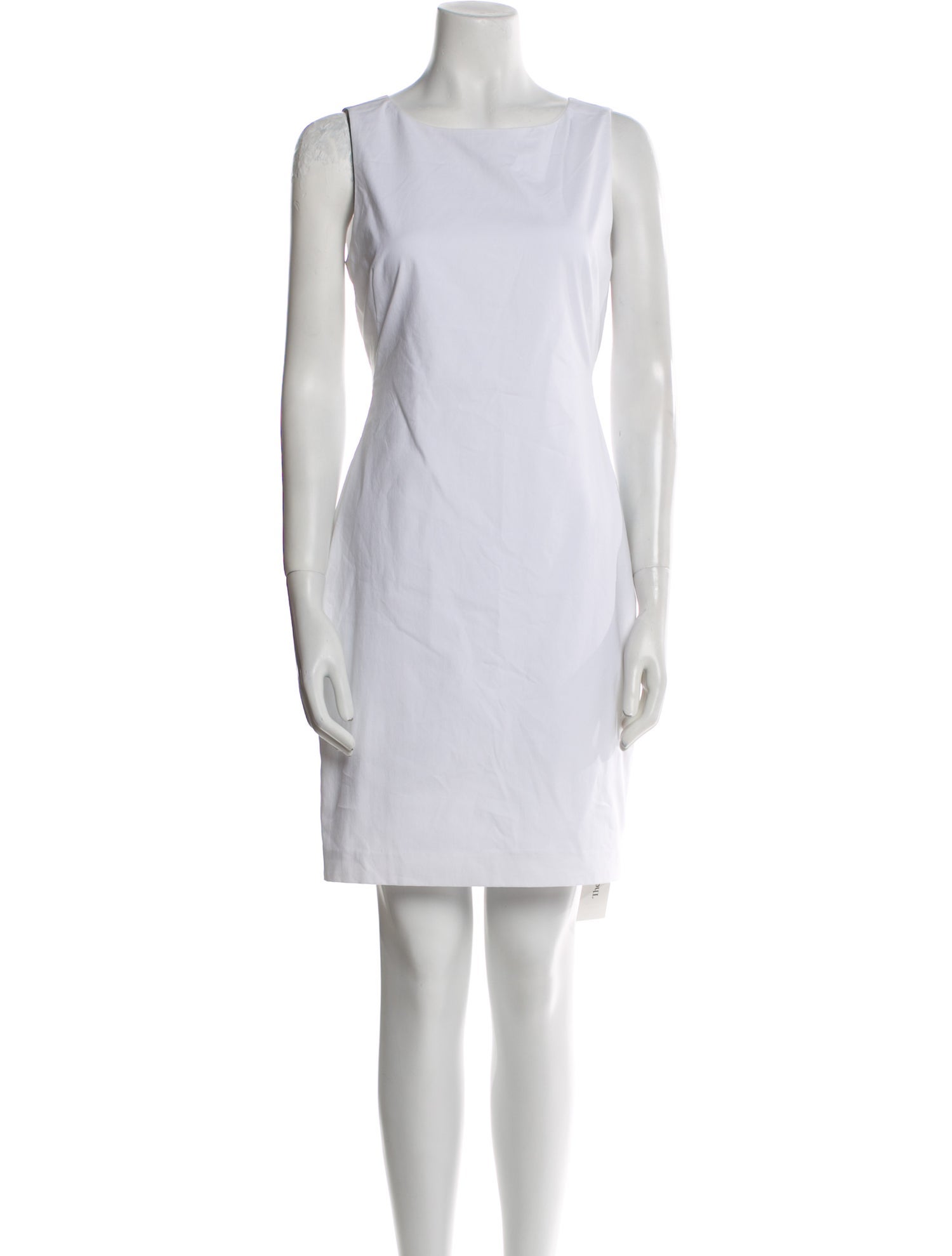 Theory Bateau Neckline Mini Dress