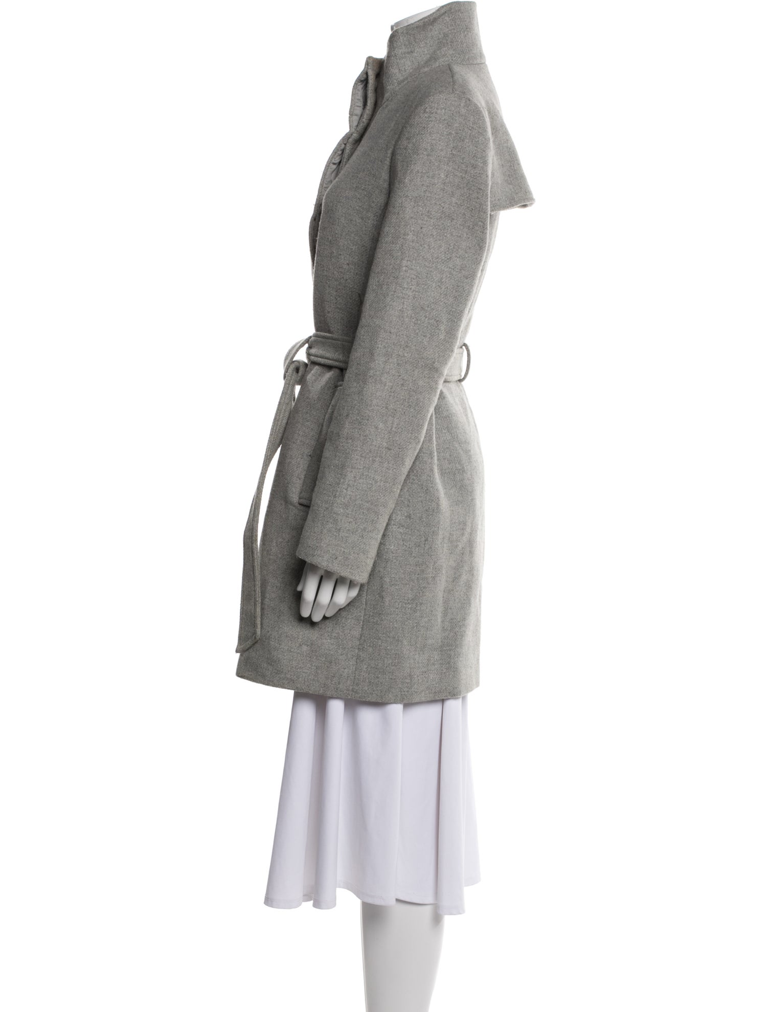 Theory Virgin Wool Trench Coat