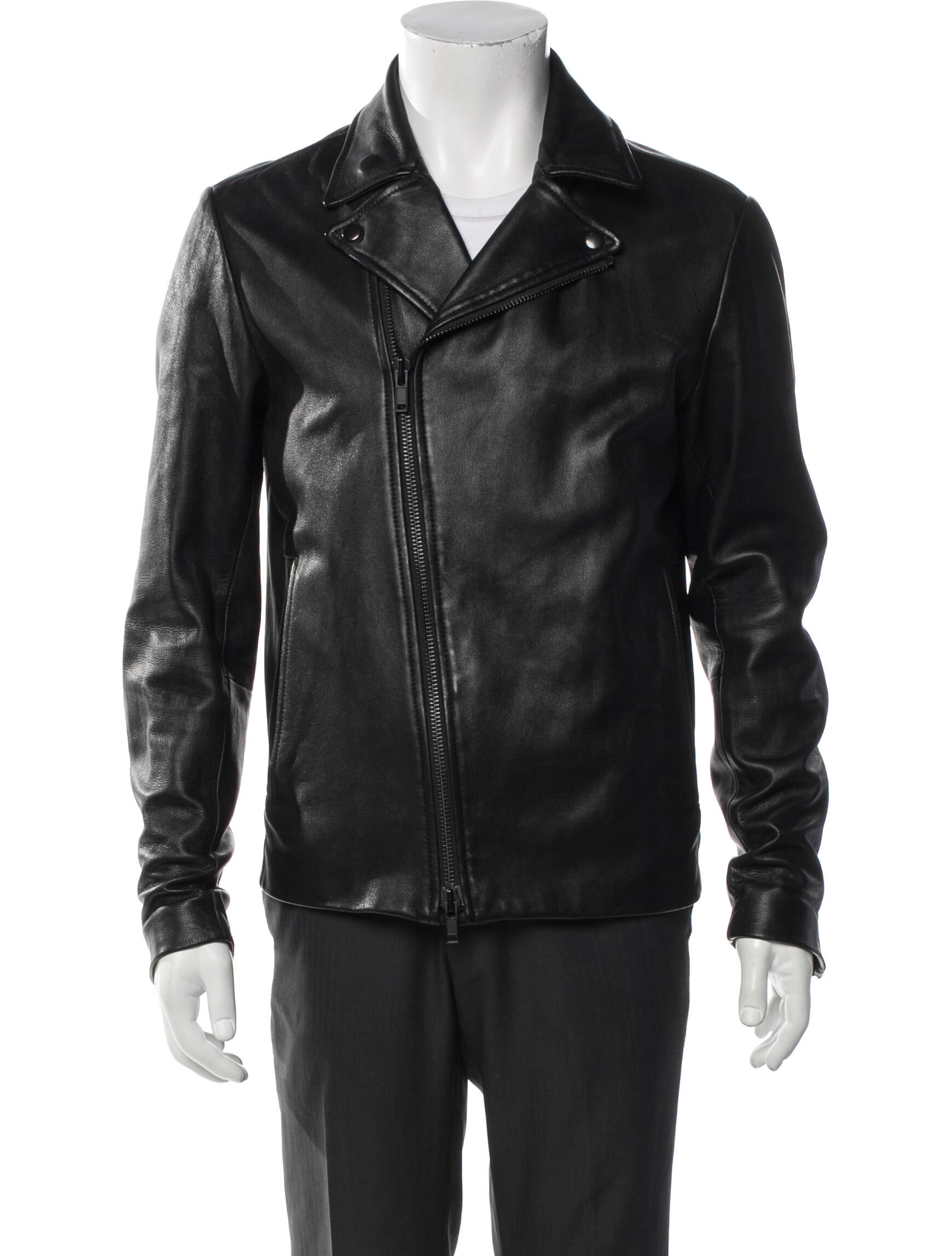 Theory Lamb Leather Moto Jacket