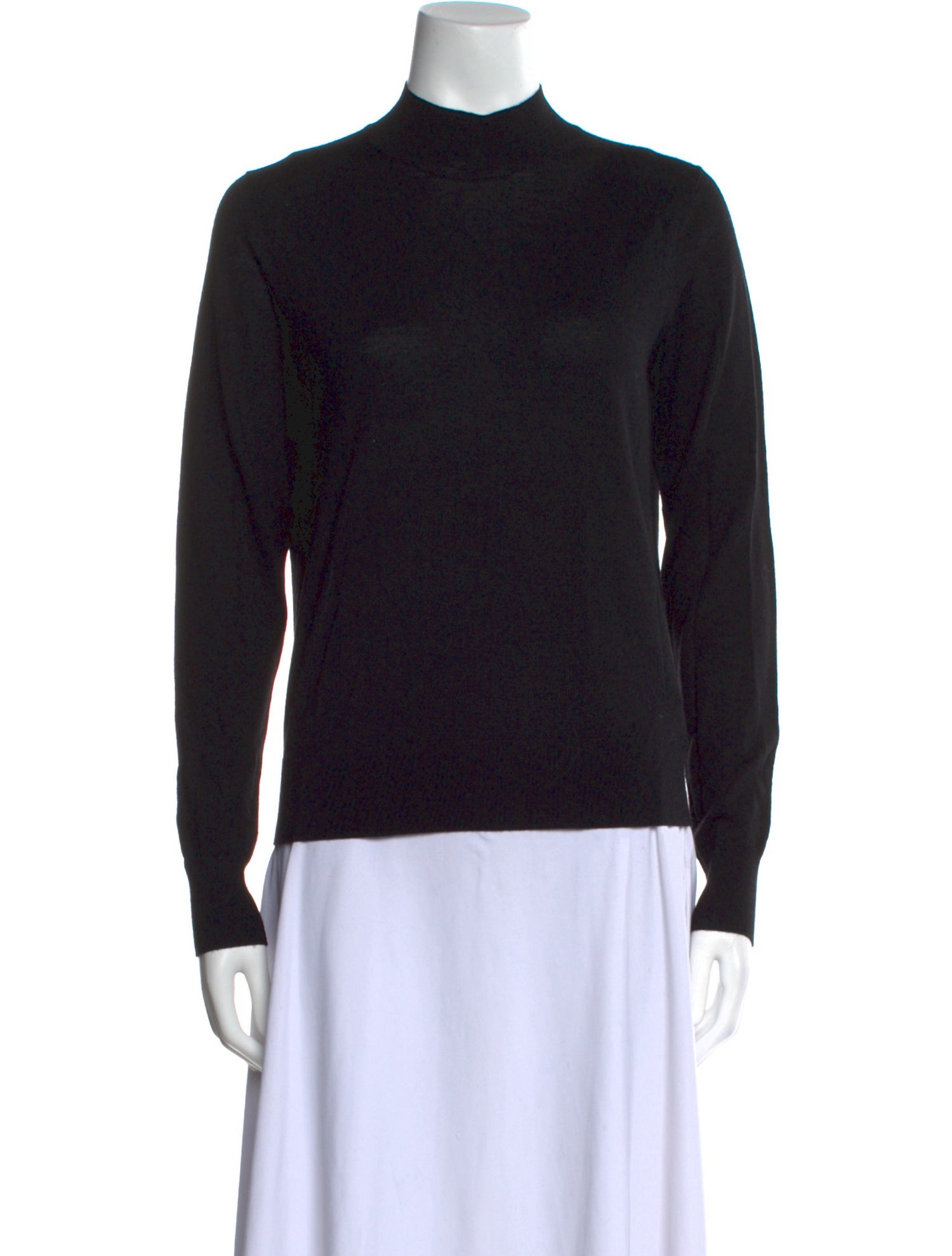 Theory Merino Wool Mock Neck Sweater