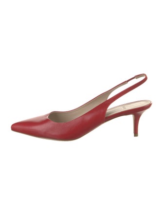 Theory Leather Slingback Flats