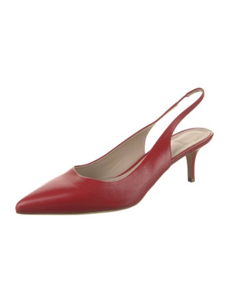 Theory Leather Slingback Flats