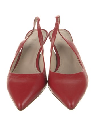 Theory Leather Slingback Flats