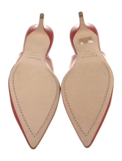 Theory Leather Slingback Flats