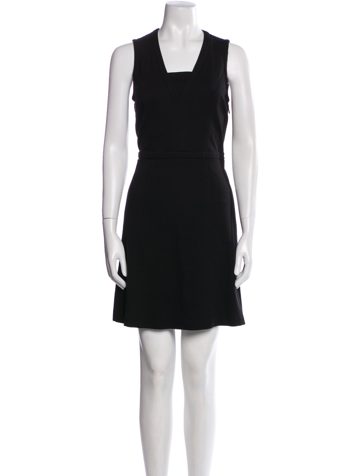 Theory Square Neckline Mini Dress