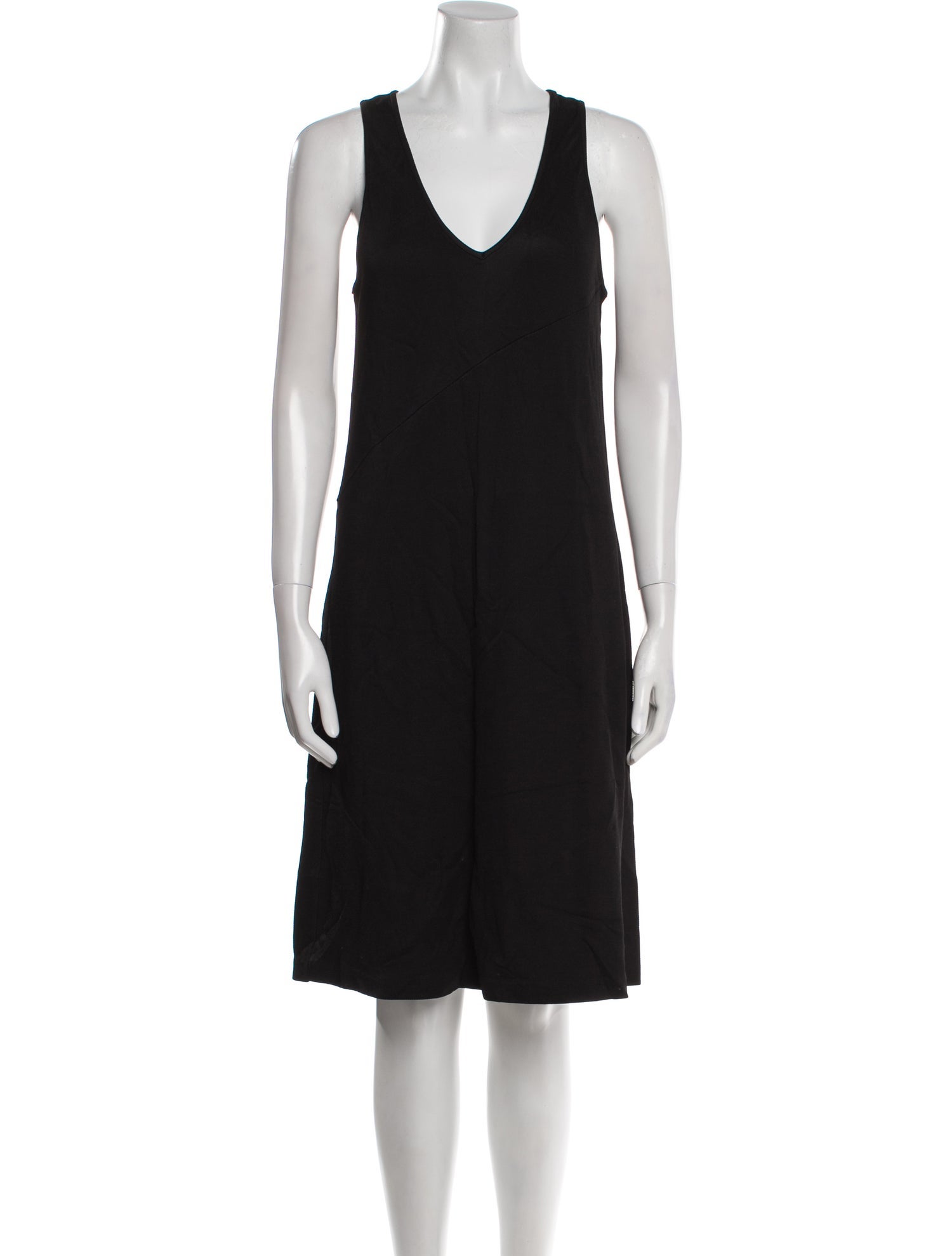 Theory V-Neck Midi Length Dress