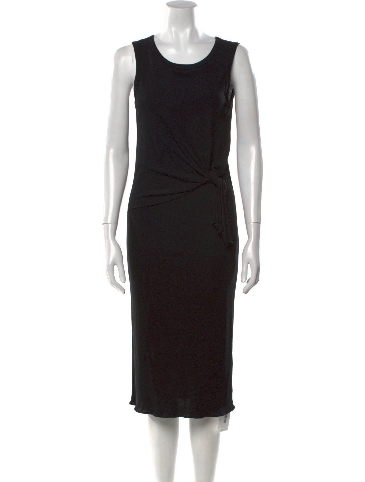 Theory Scoop Neck Midi Length Dress