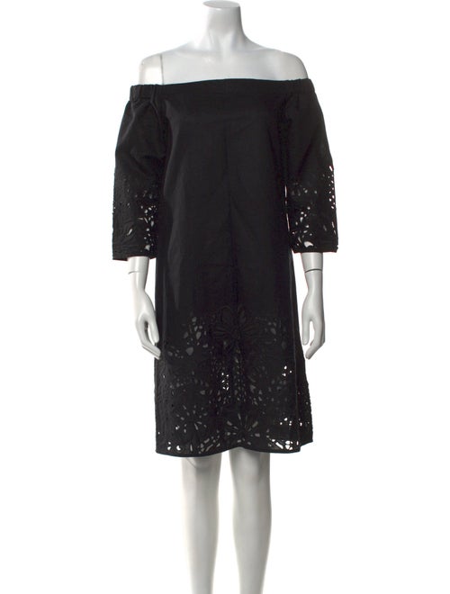 Theory Off-The-Shoulder Mini Dress