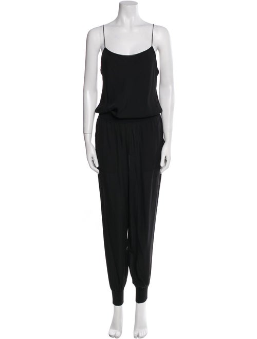 Theory Silk Scoop Neck Jumpsuit