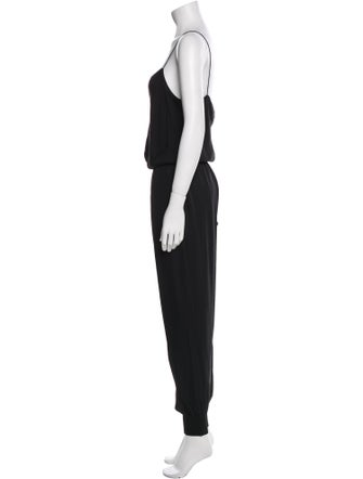 Theory Silk Scoop Neck Jumpsuit