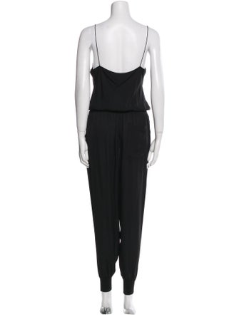 Theory Silk Scoop Neck Jumpsuit