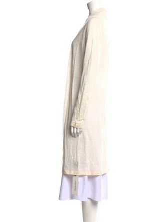 Theory Linen Open Front Sweater