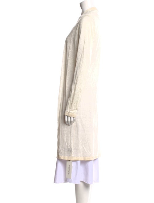 Theory Linen Open Front Sweater
