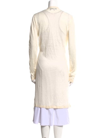 Theory Linen Open Front Sweater