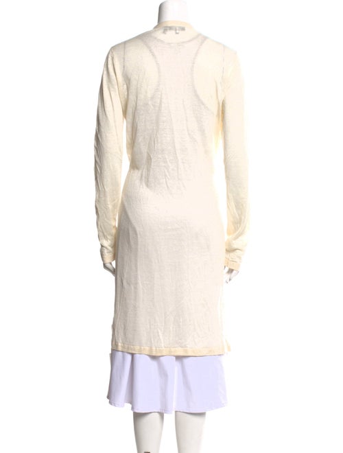 Theory Linen Open Front Sweater