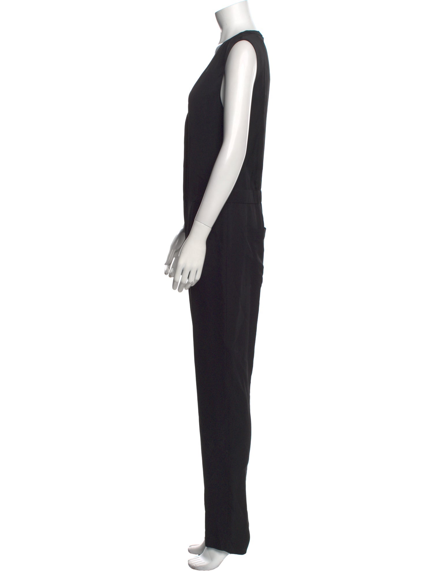 Theory Silk V-Neck Jumpsuit