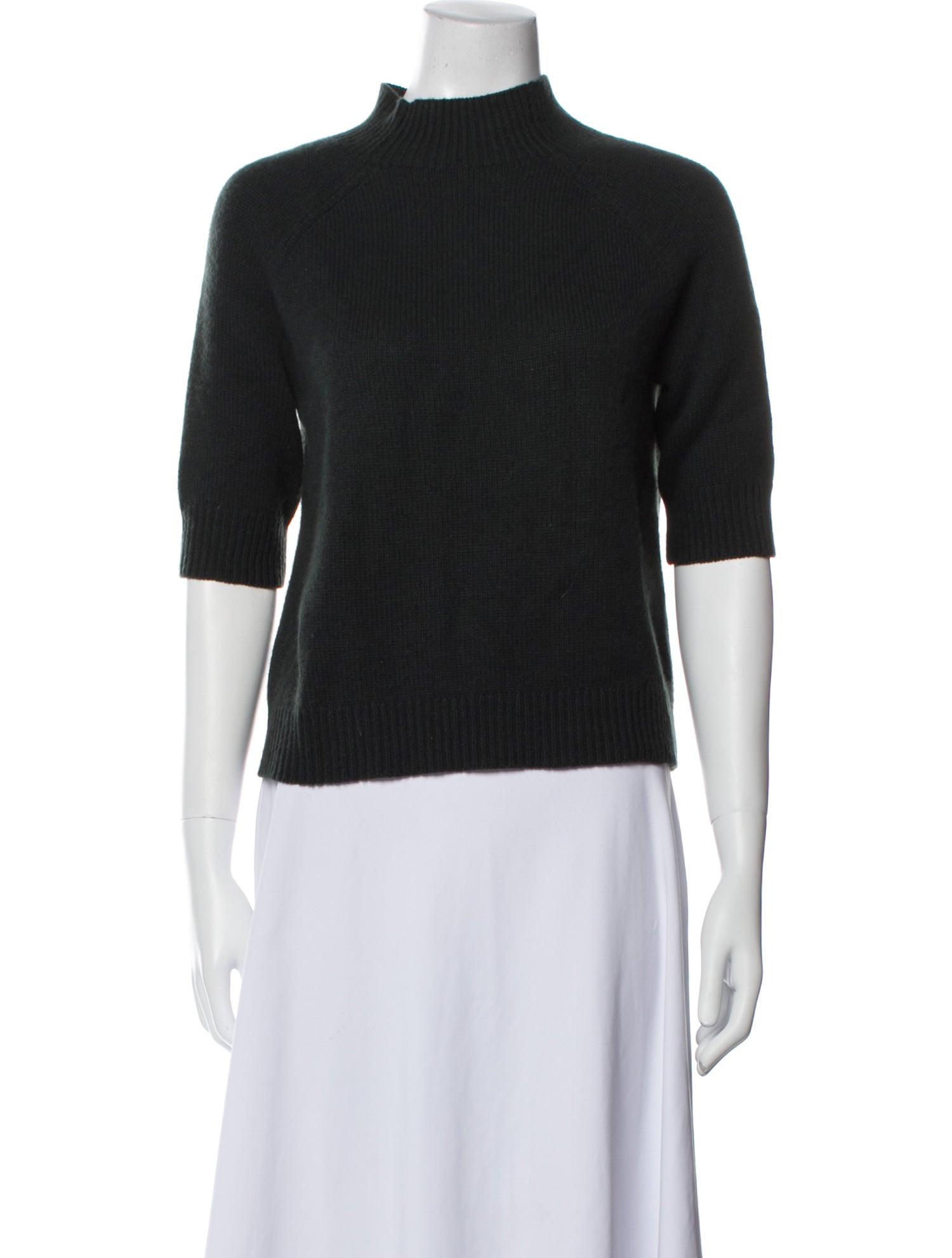 Theory Cashmere Mock Neck Sweater