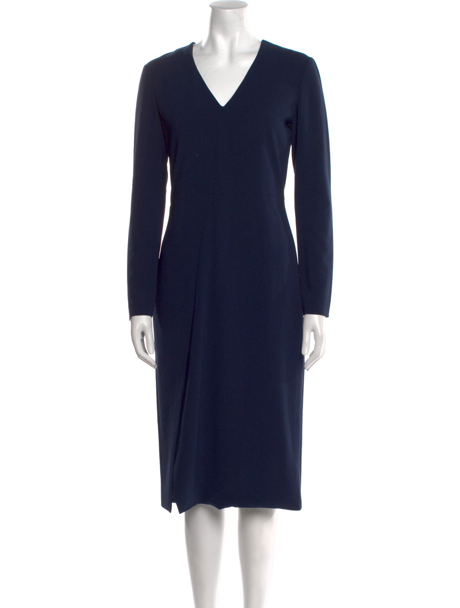 Theory V-Neck Midi Length Dress