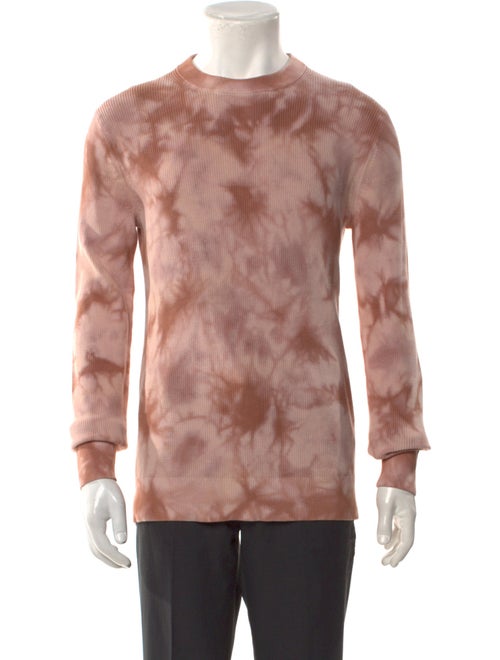Theory Tie-Dye Print Crew Neck Pullover
