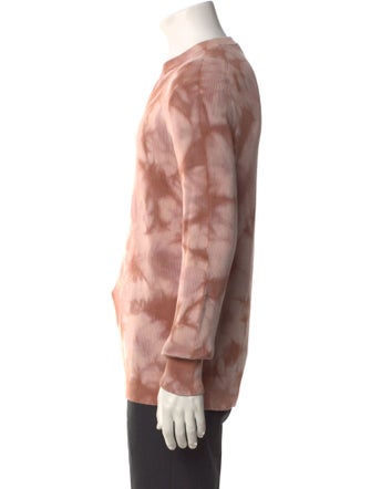 Theory Tie-Dye Print Crew Neck Pullover