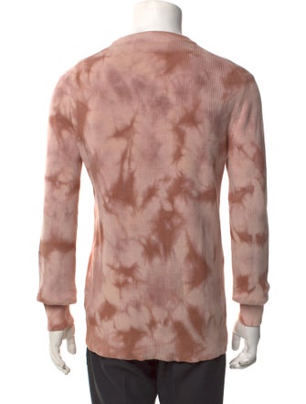 Theory Tie-Dye Print Crew Neck Pullover