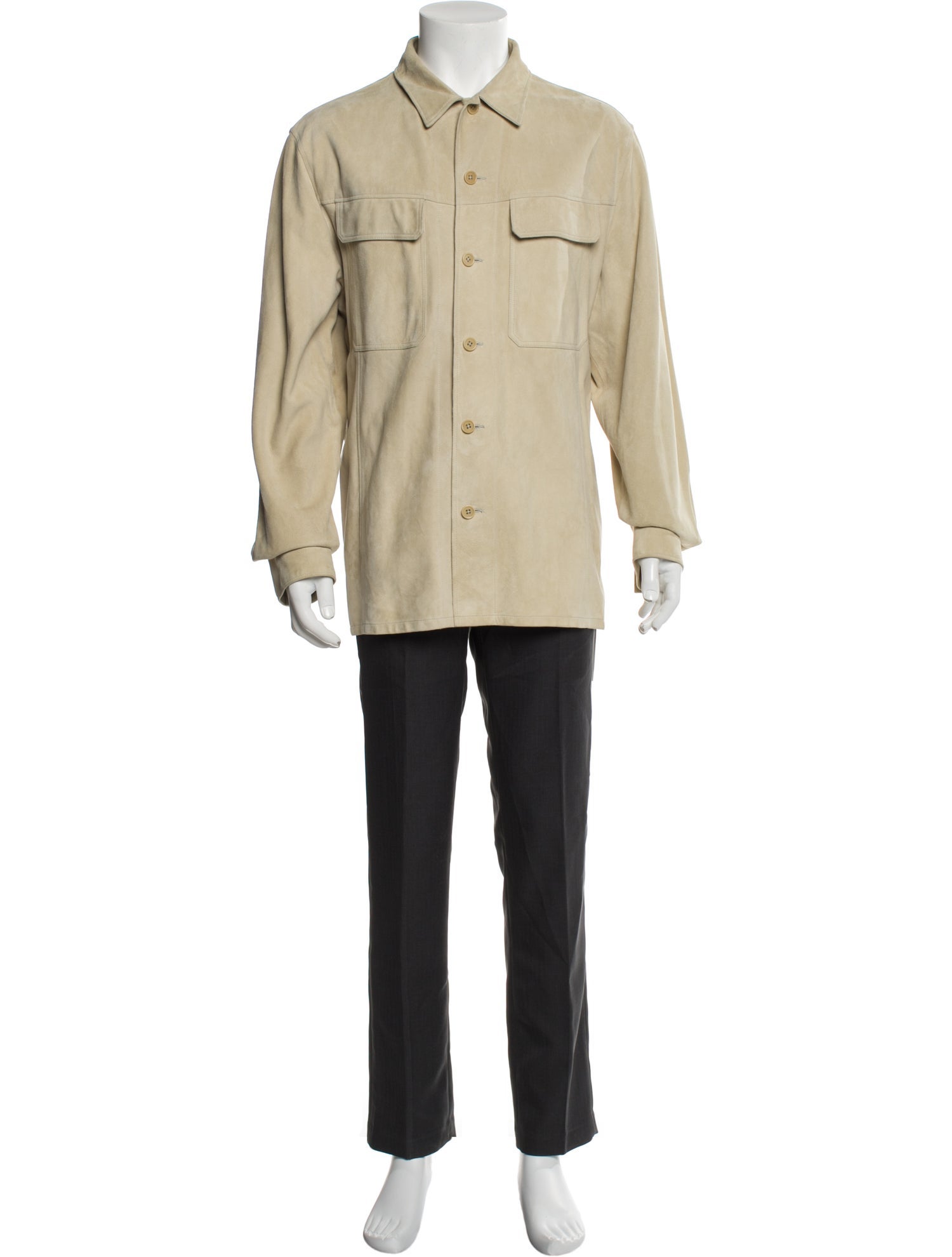 Theory Leather Overcoat