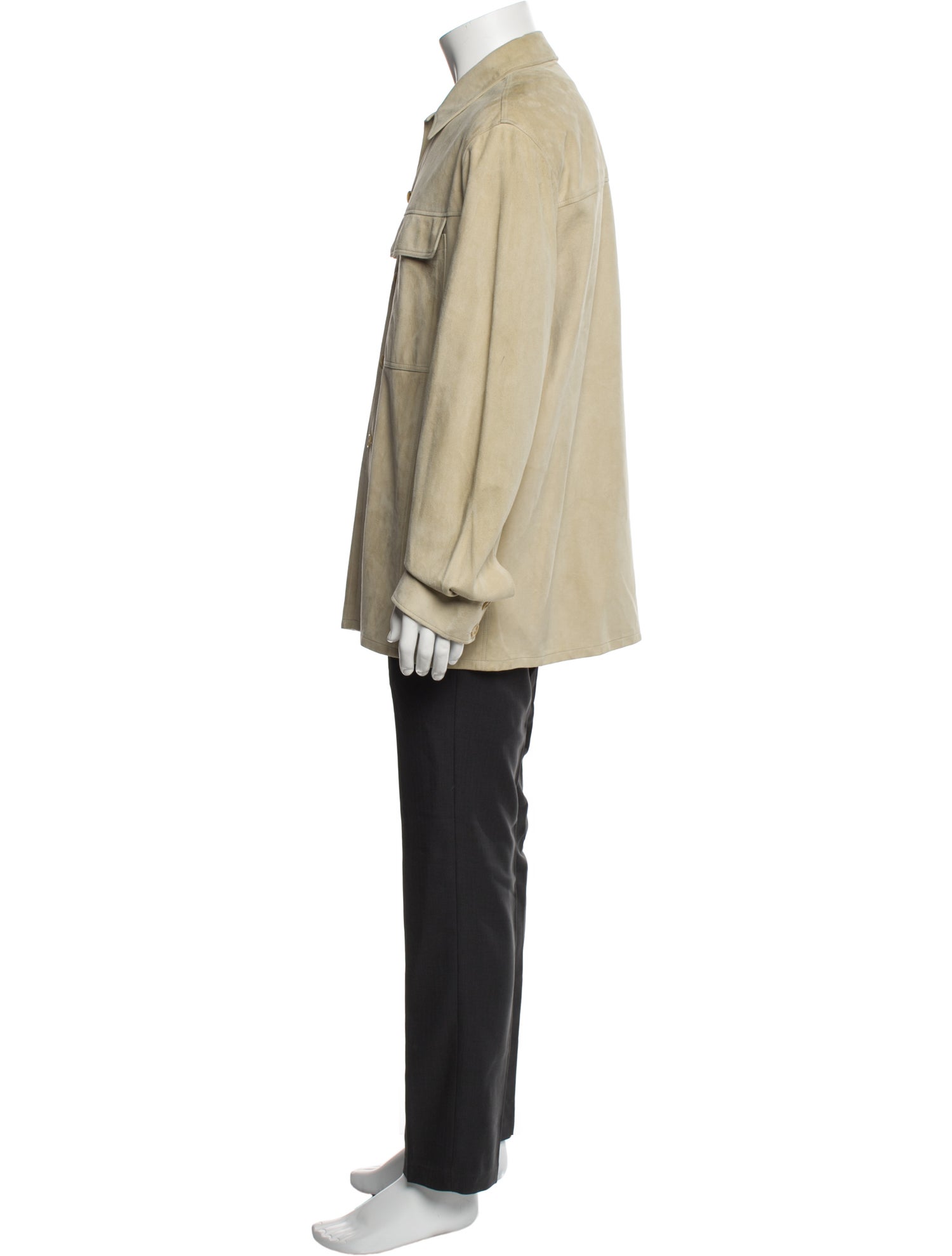 Theory Leather Overcoat