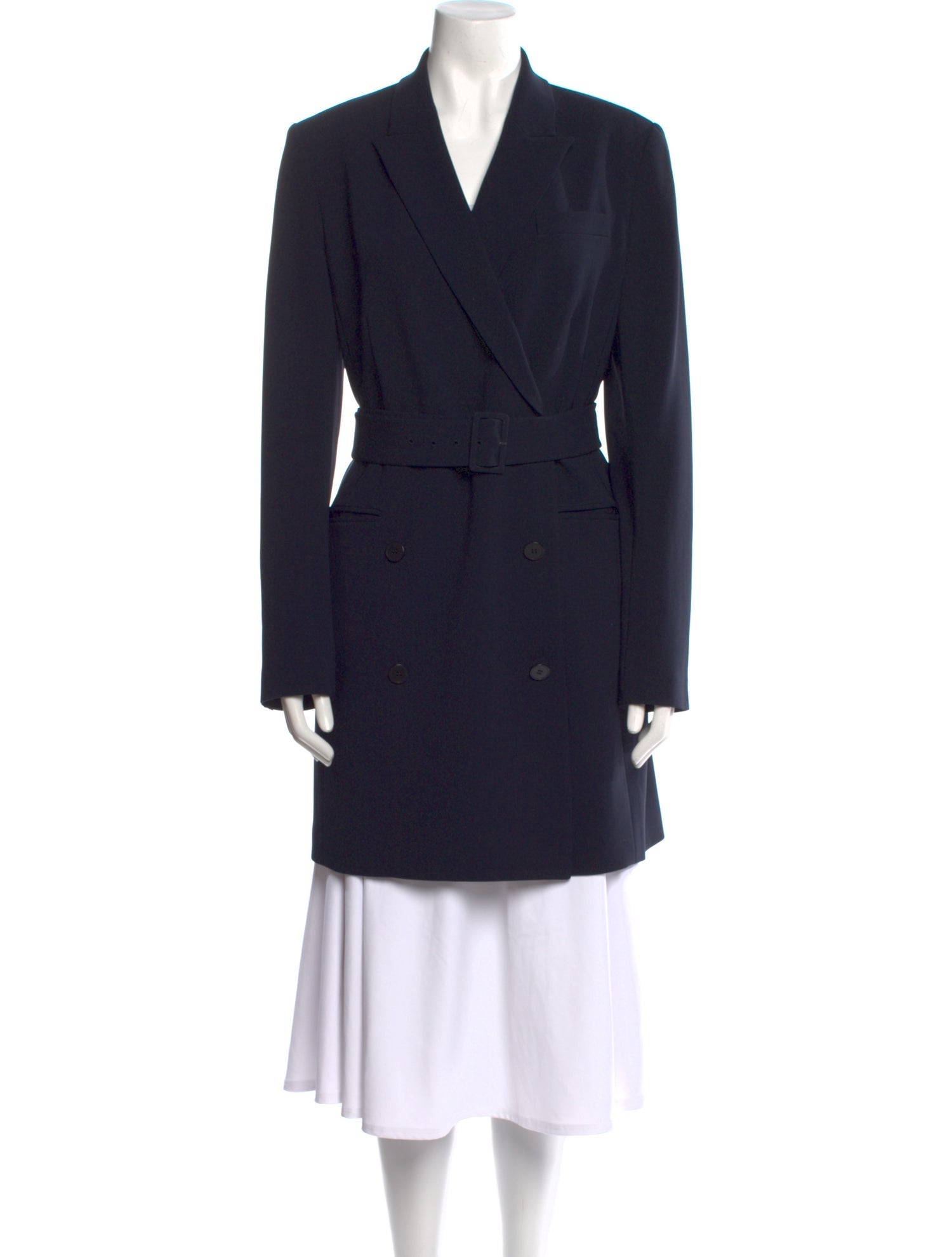 Theory Wool Knee-Length Dress