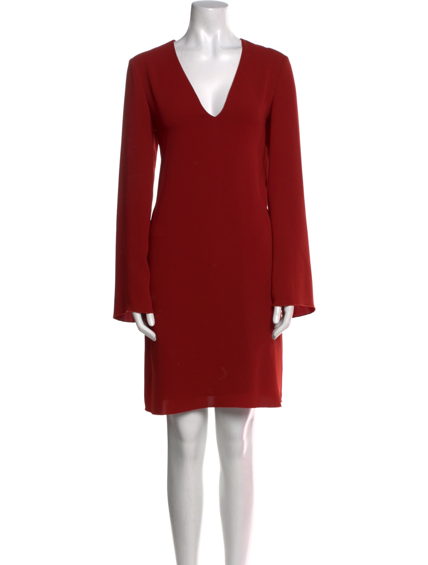 Theory V-Neck Mini Dress