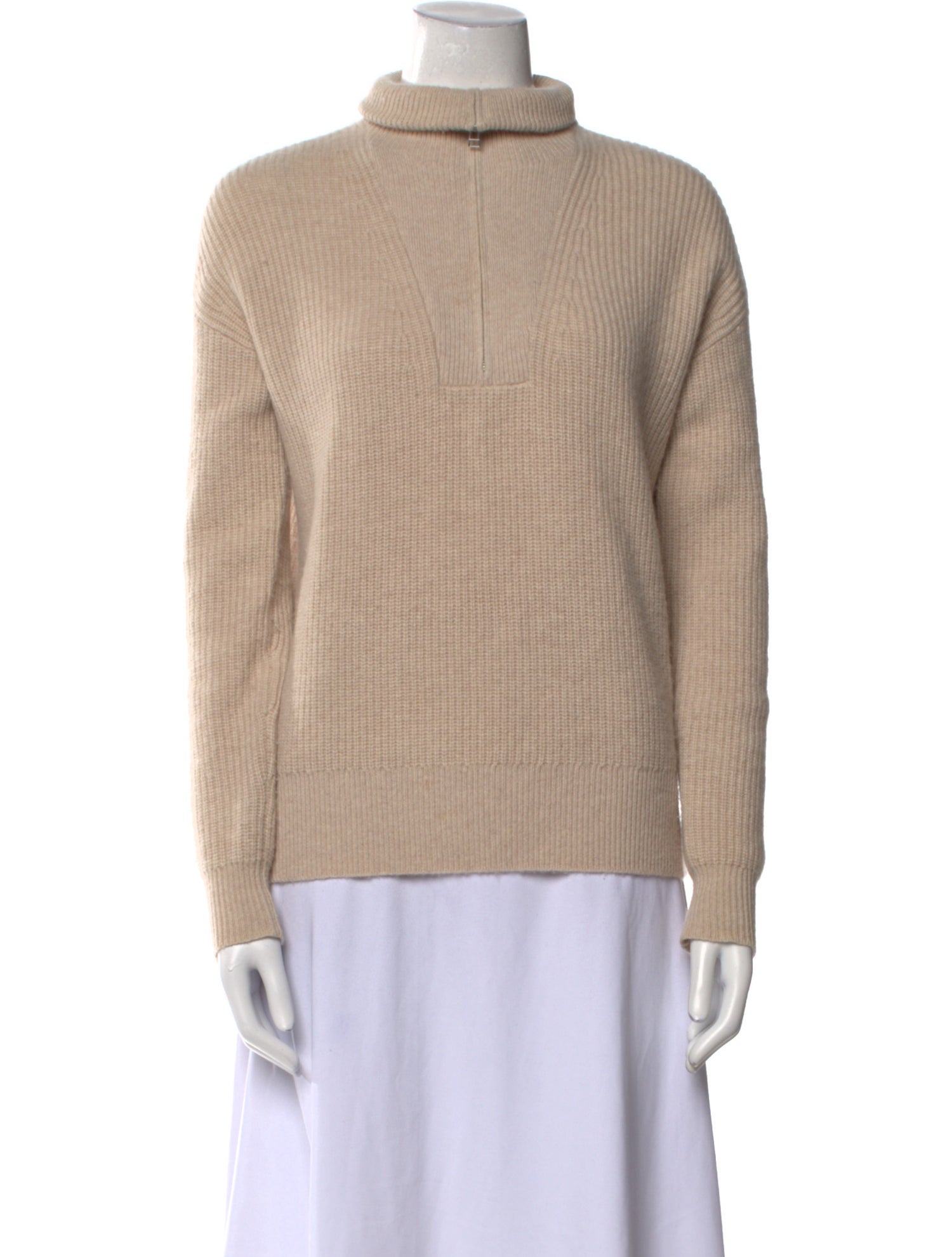 Theory Cashmere Mock Neck Sweater
