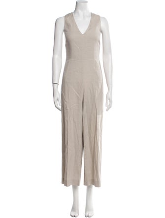 Theory V-Neck Jumpsuit
