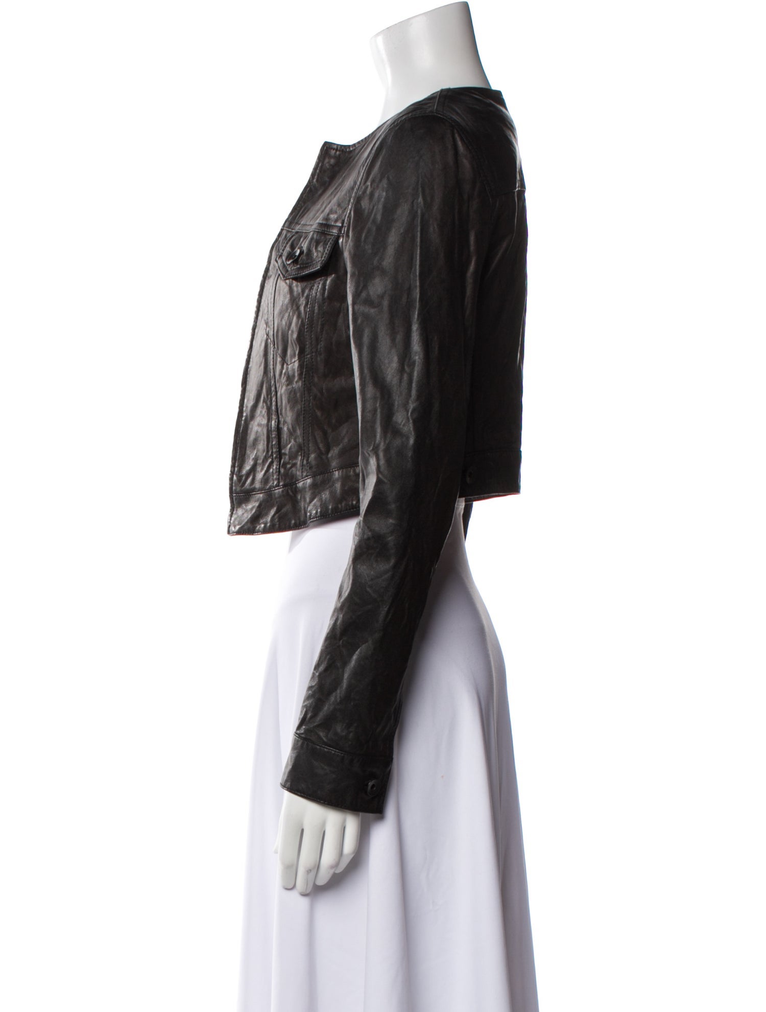 Theory Leather Evening Jacket