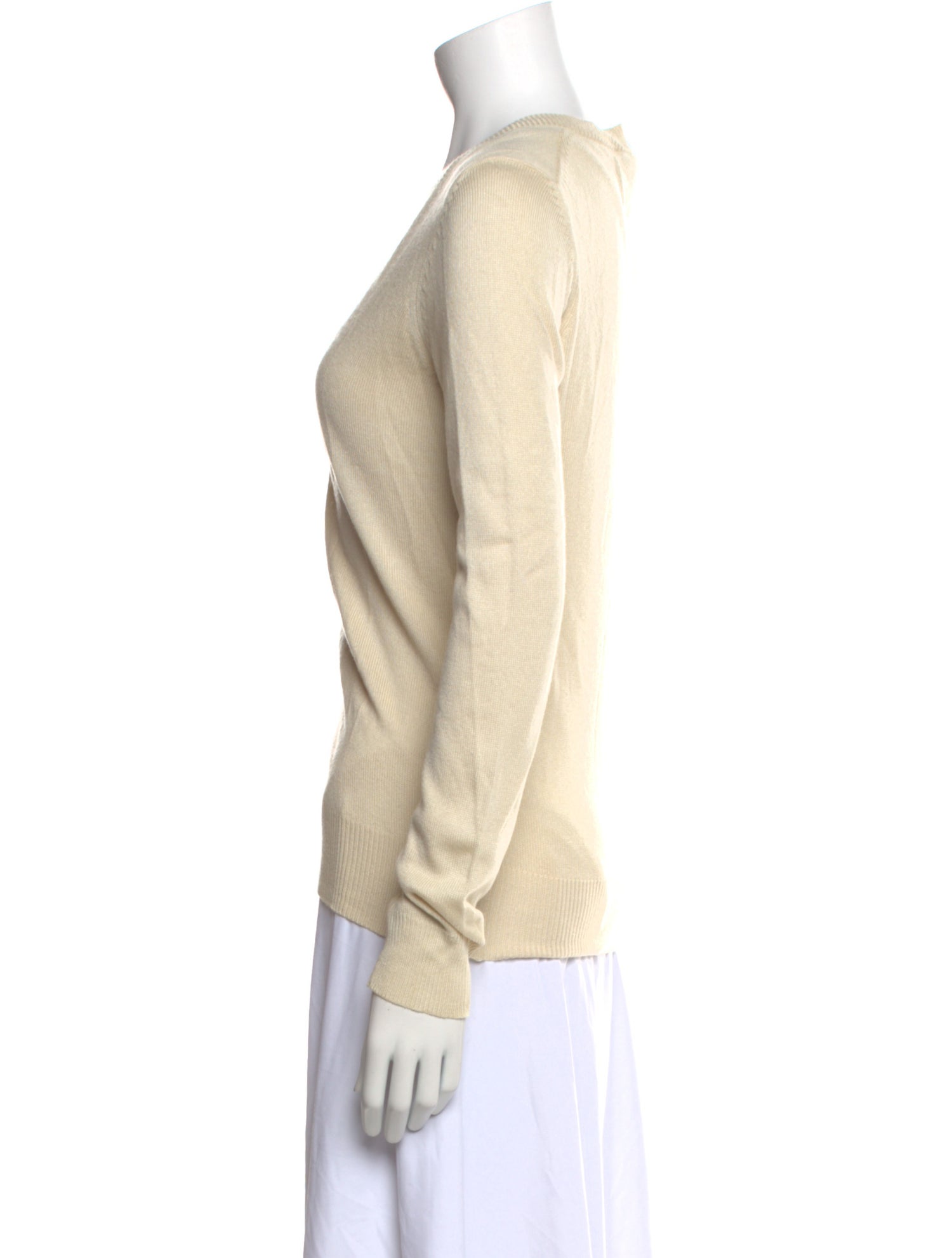 Theory Silk V-Neck Sweater