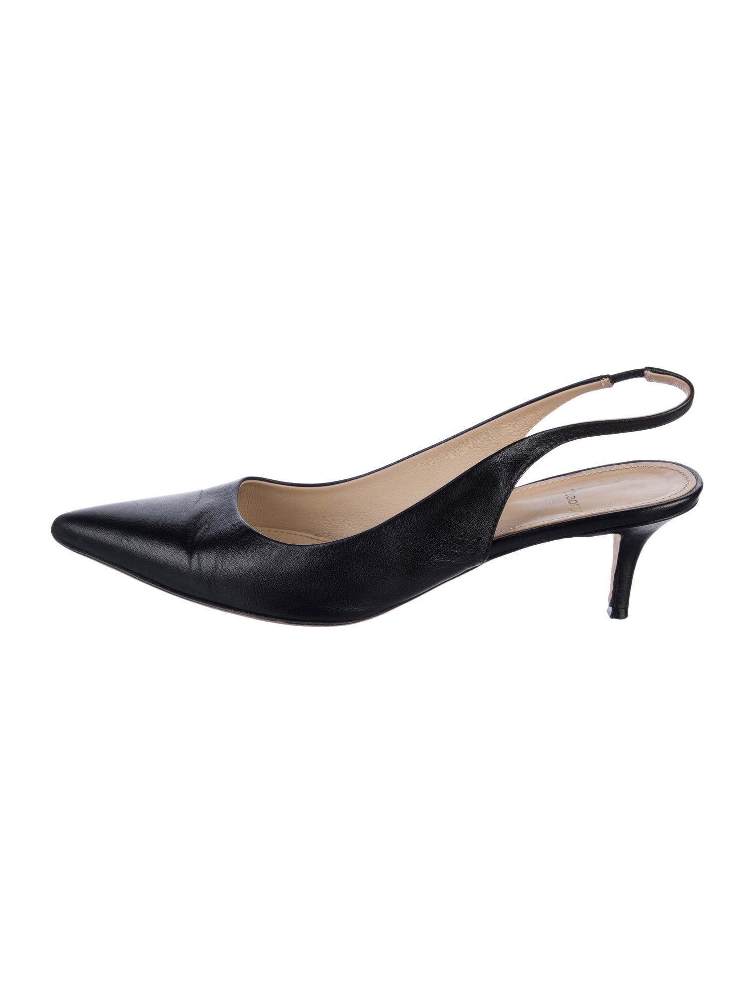 Theory Leather Slingback Pumps