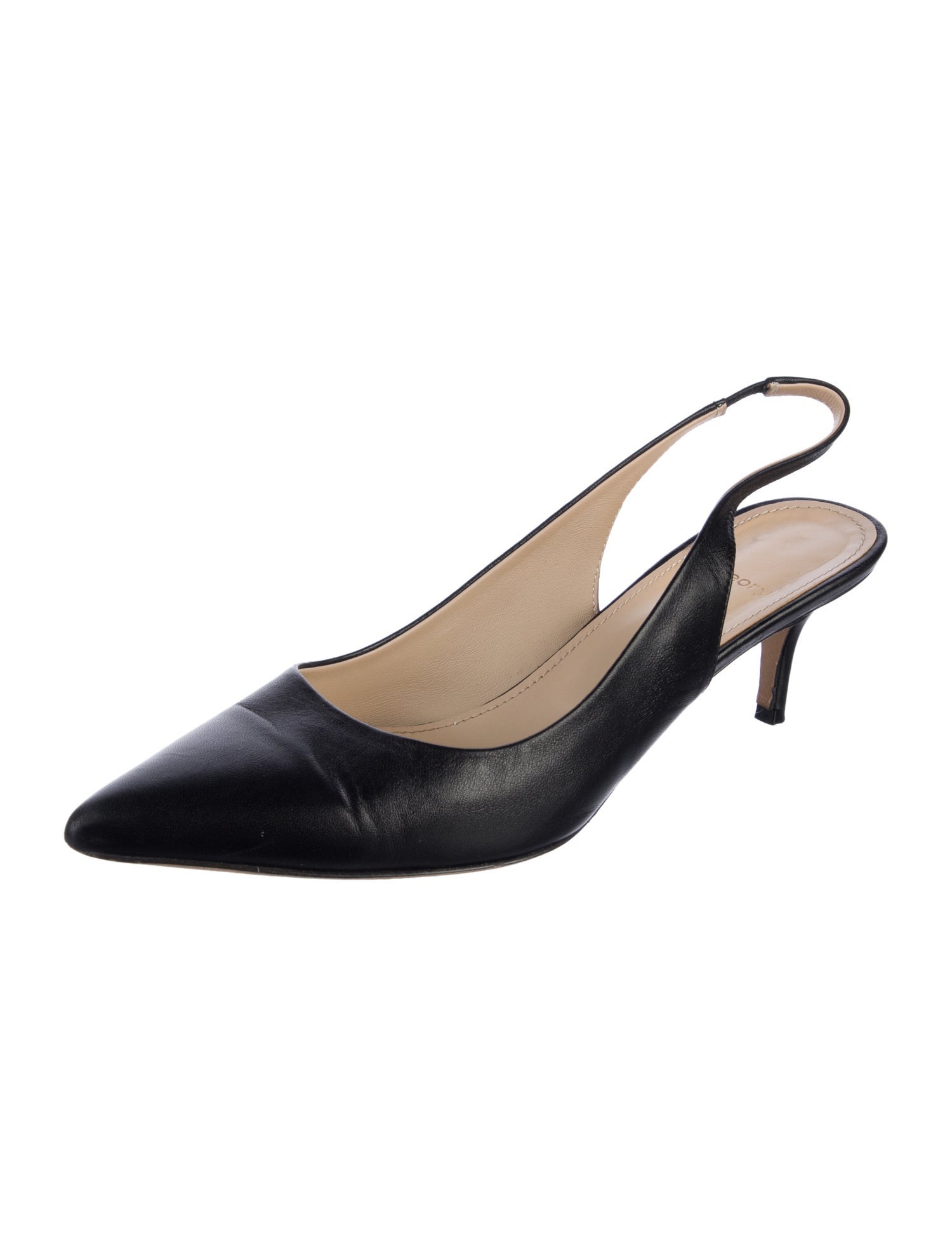 Theory Leather Slingback Pumps