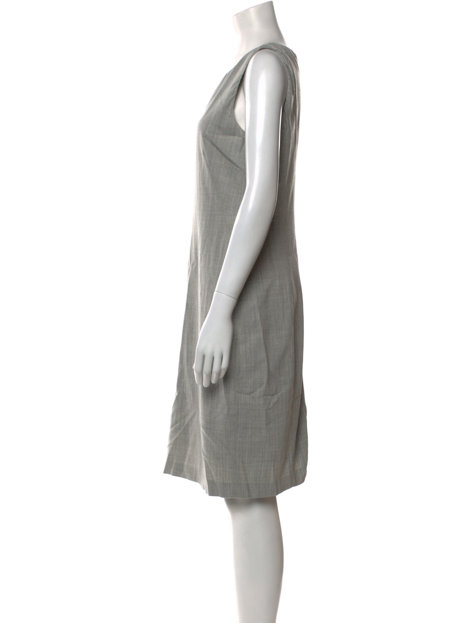 Theory Scoop Neck Knee-Length Dress