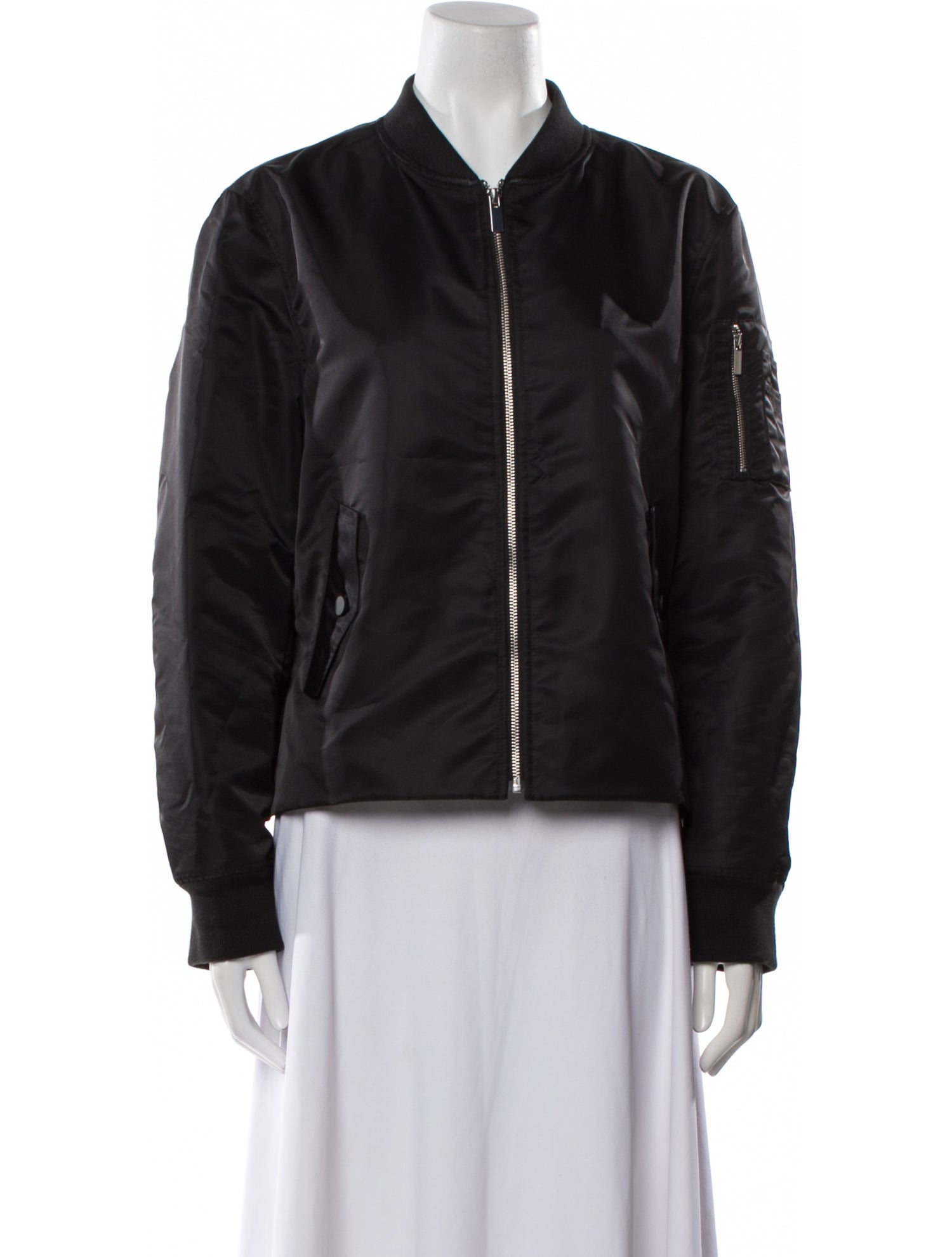 Theory Nylon Bomber Jacket