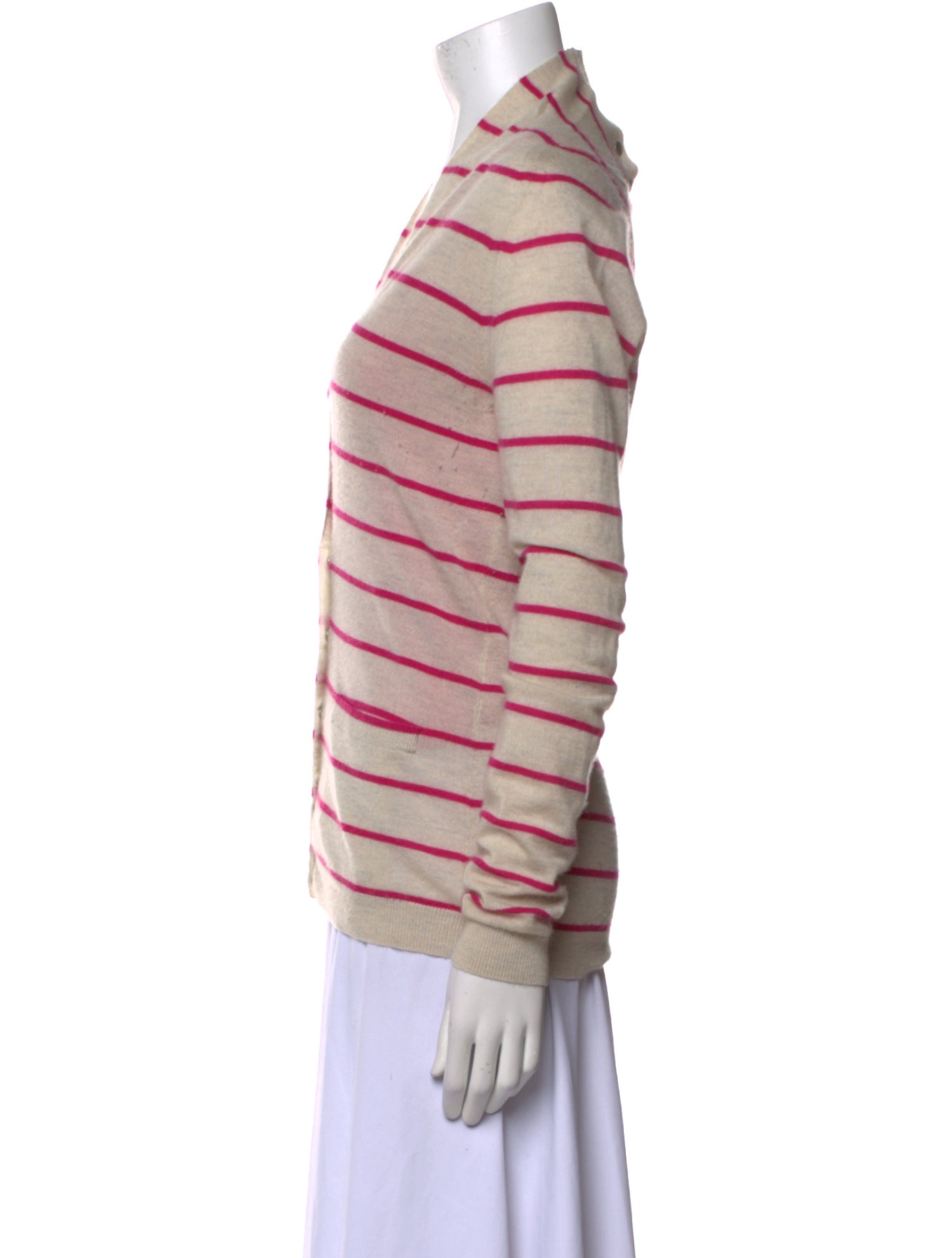 Theory Cashmere Striped Sweater