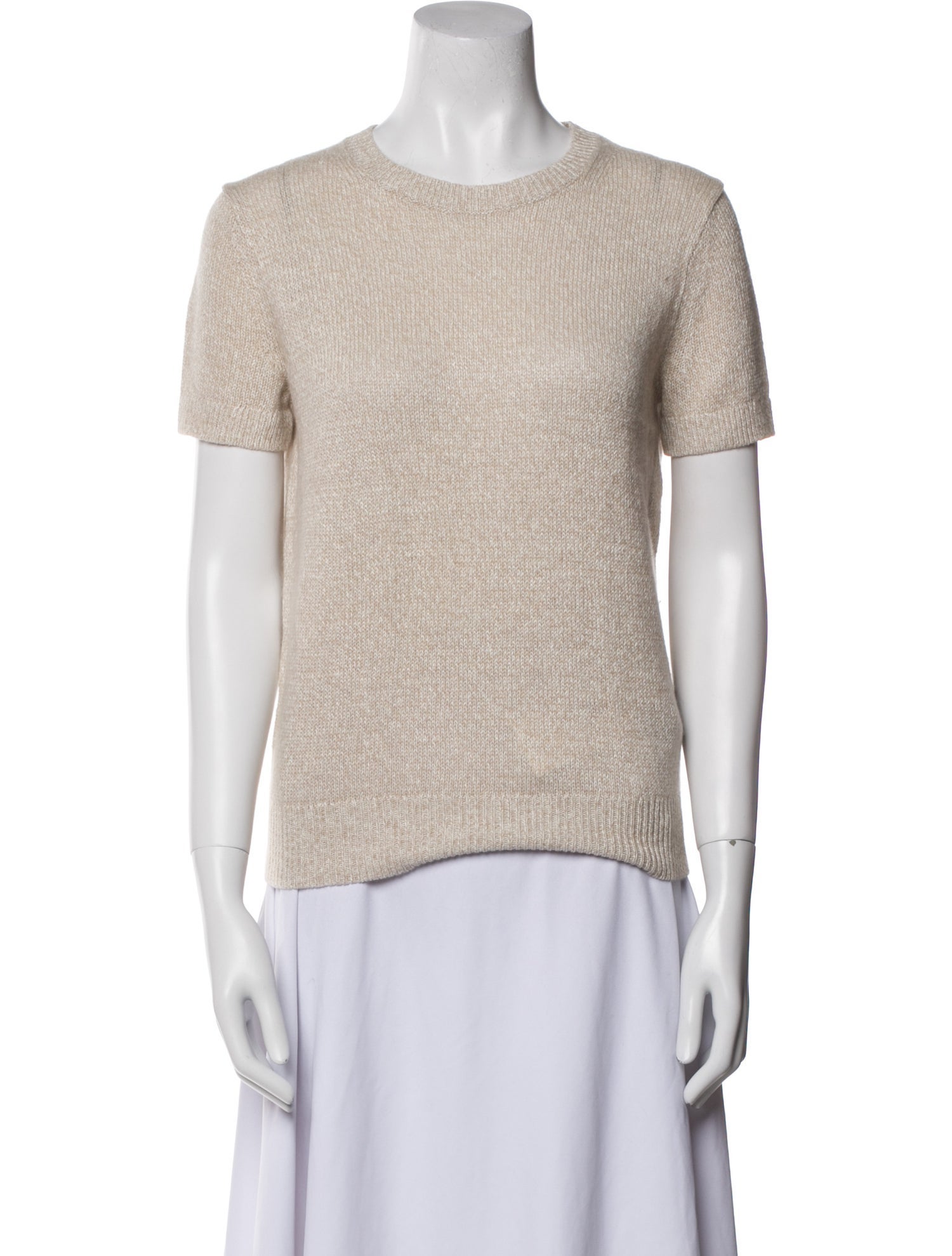 Theory Linen Scoop Neck Sweater w/ Tags