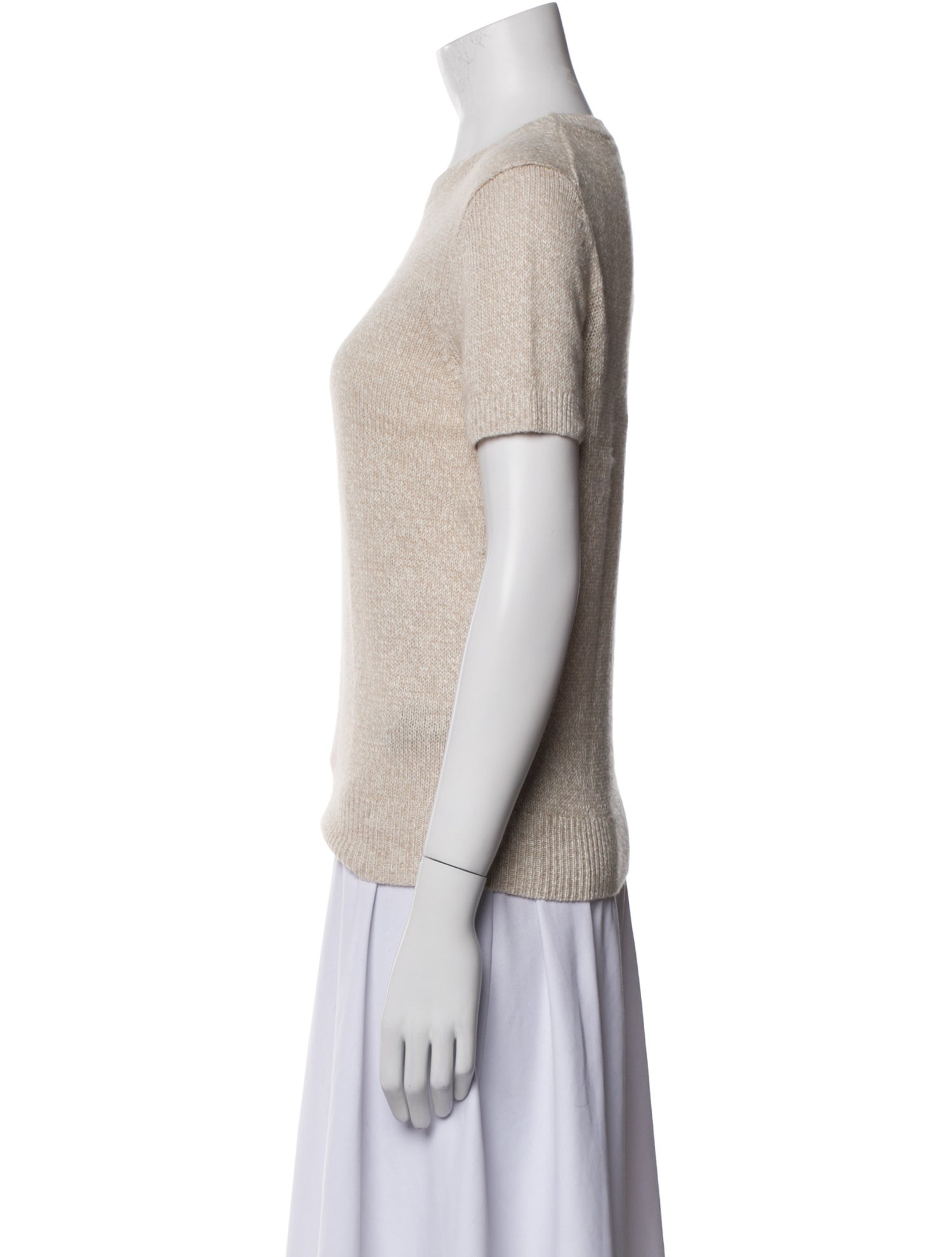 Theory Linen Scoop Neck Sweater w/ Tags