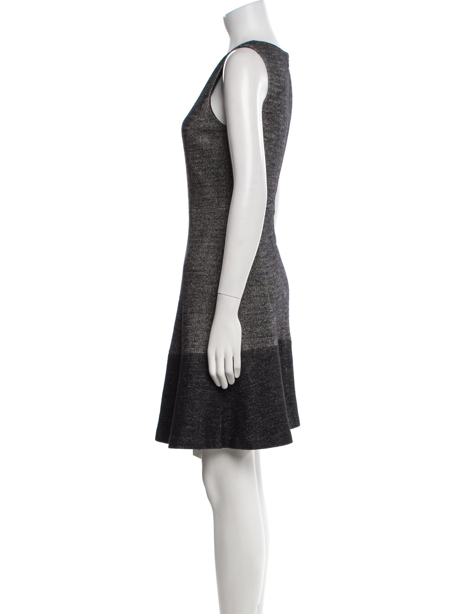 Theory Scoop Neck Mini Dress