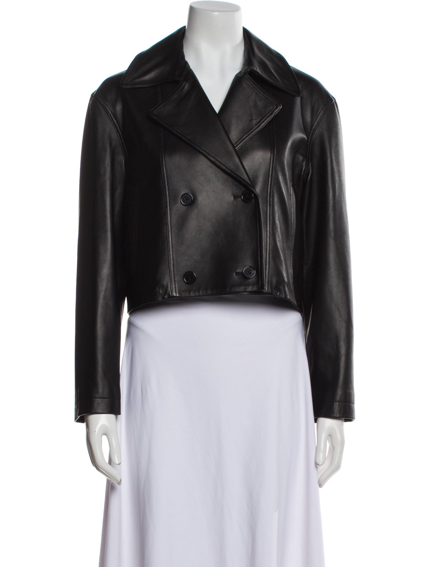 Theory Lamb Leather Biker Jacket