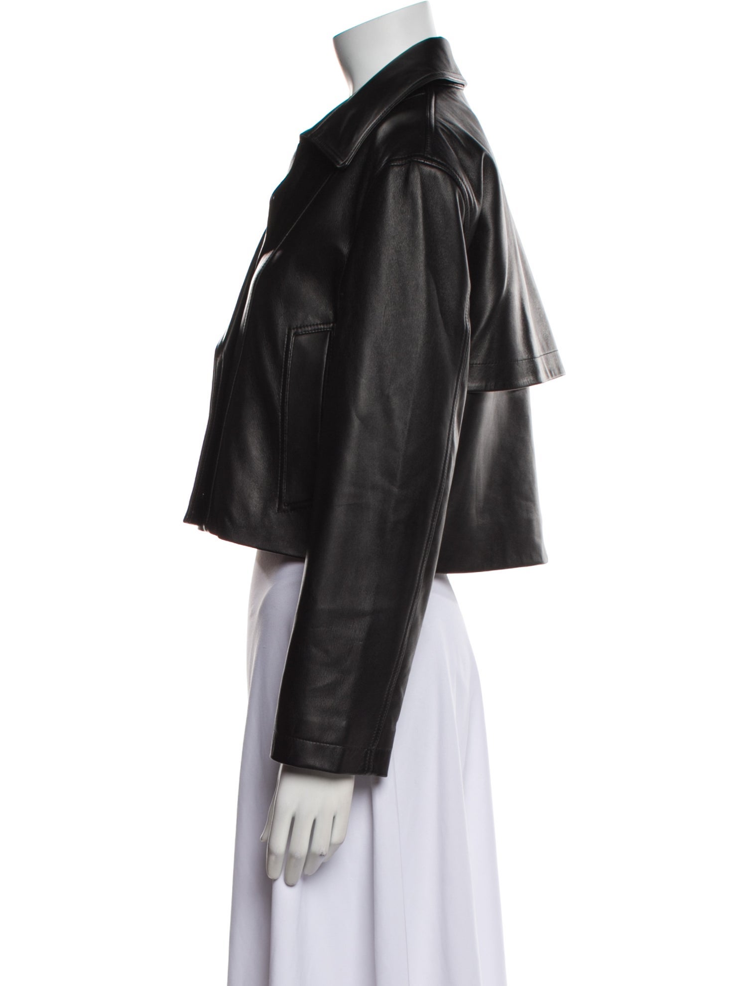 Theory Lamb Leather Biker Jacket