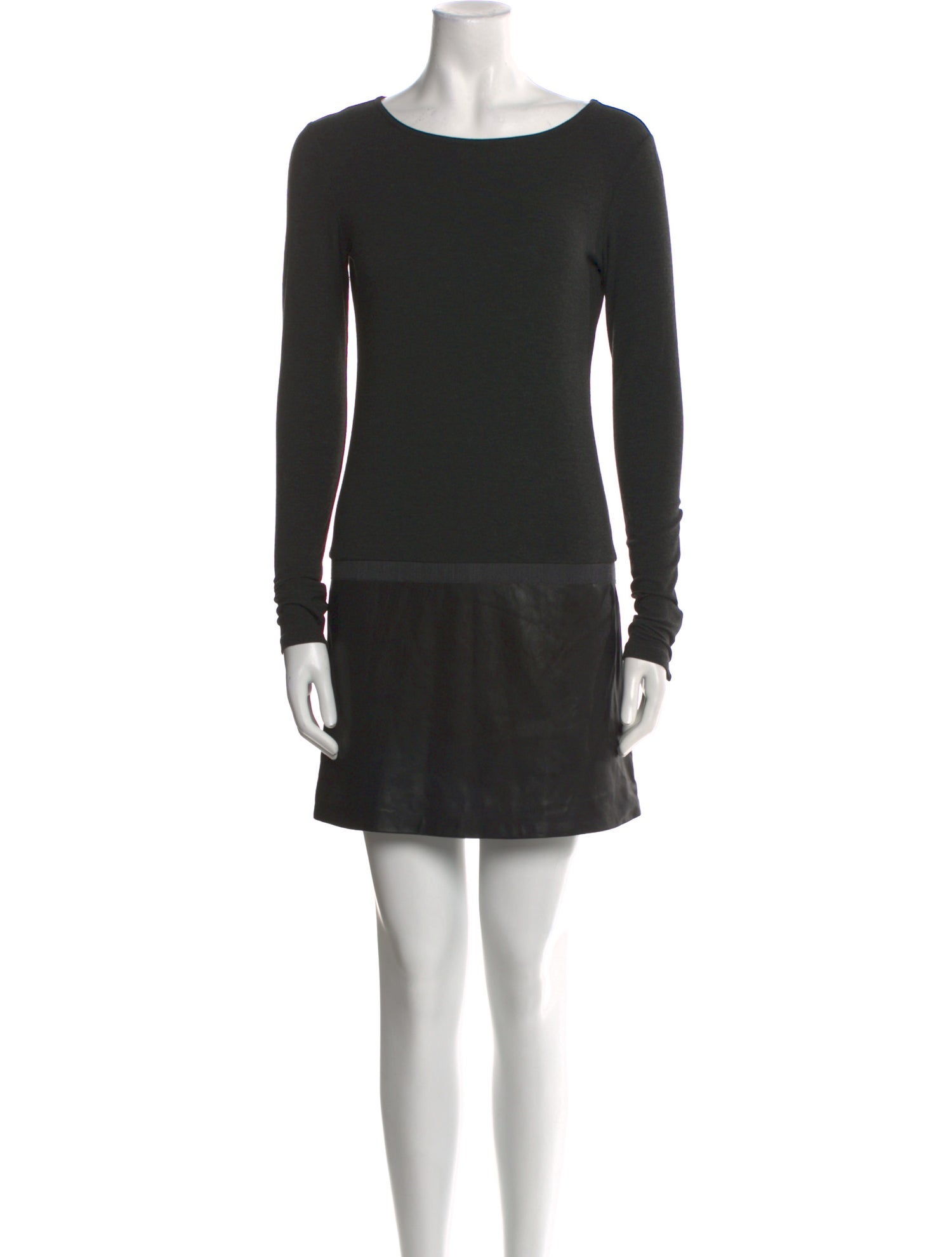 Theory Leather Mini Dress