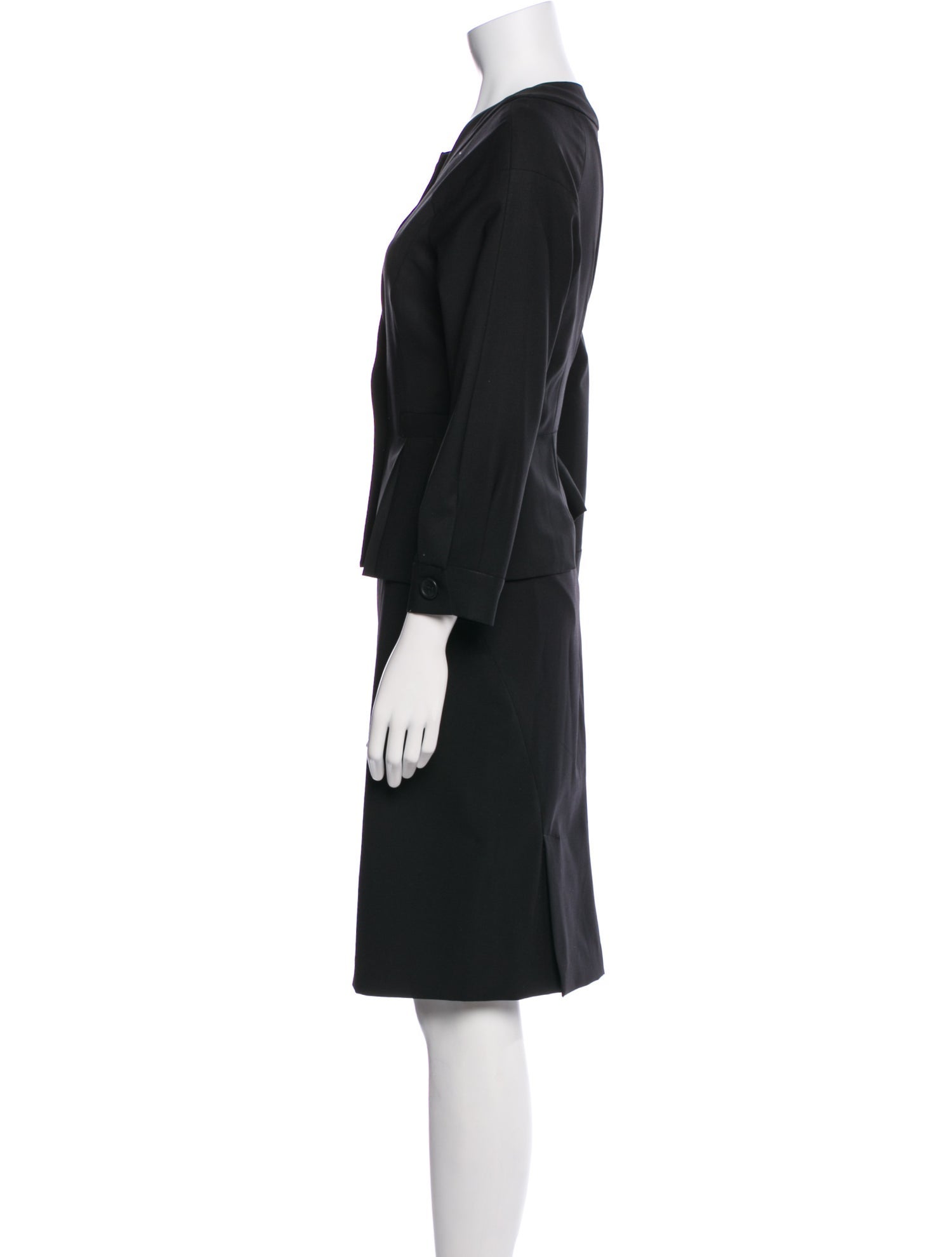 Theory Wool Skirt Suit