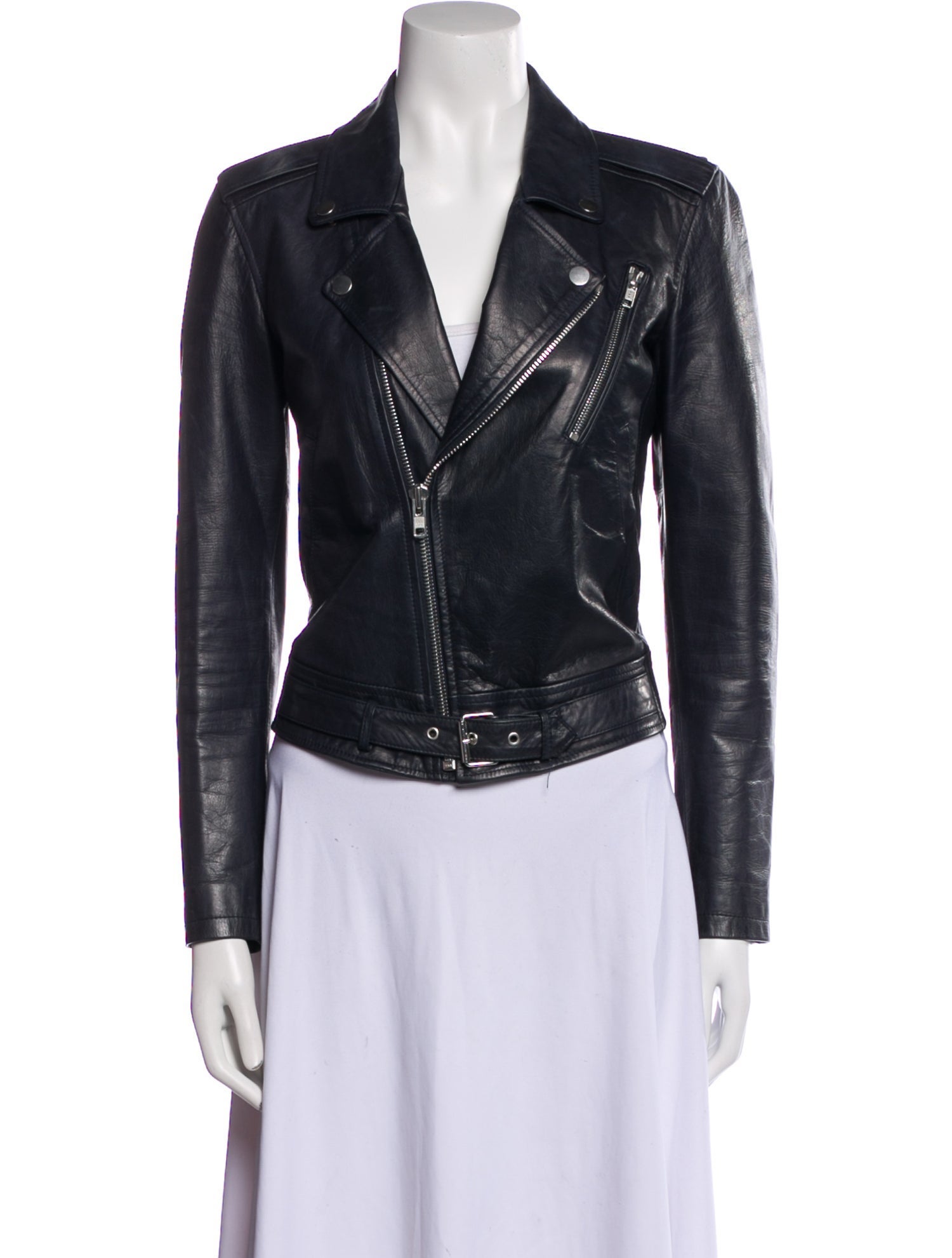 Theory Leather Biker Jacket
