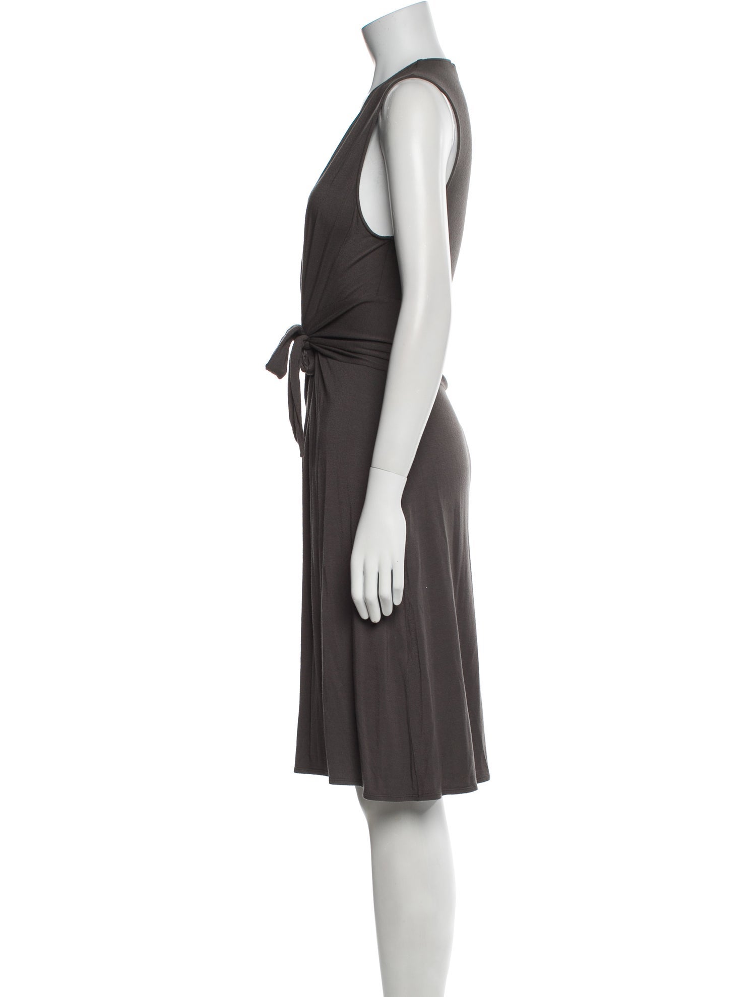Theory V-Neck Knee-Length Dress