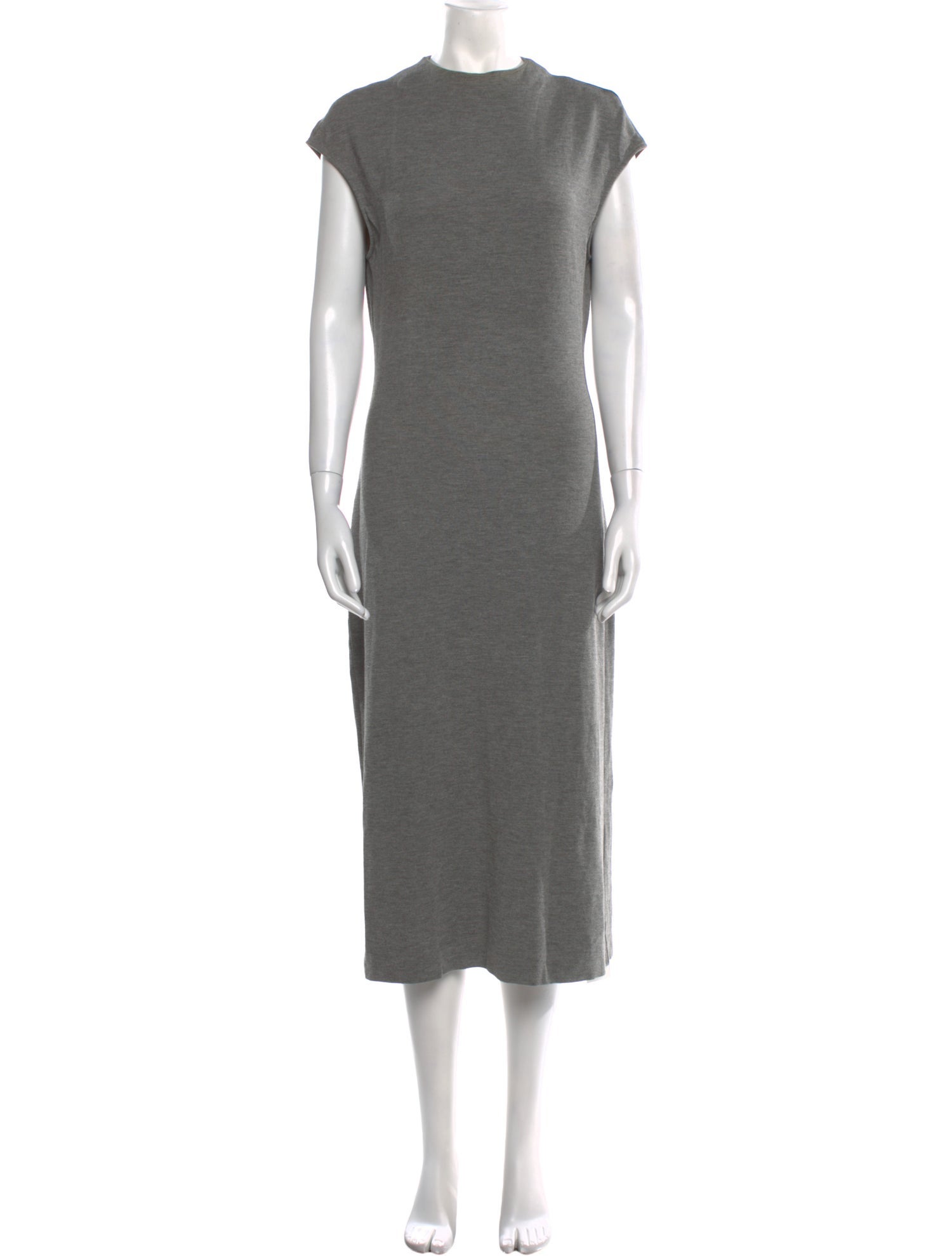 Theory Crew Neck Midi Length Dress