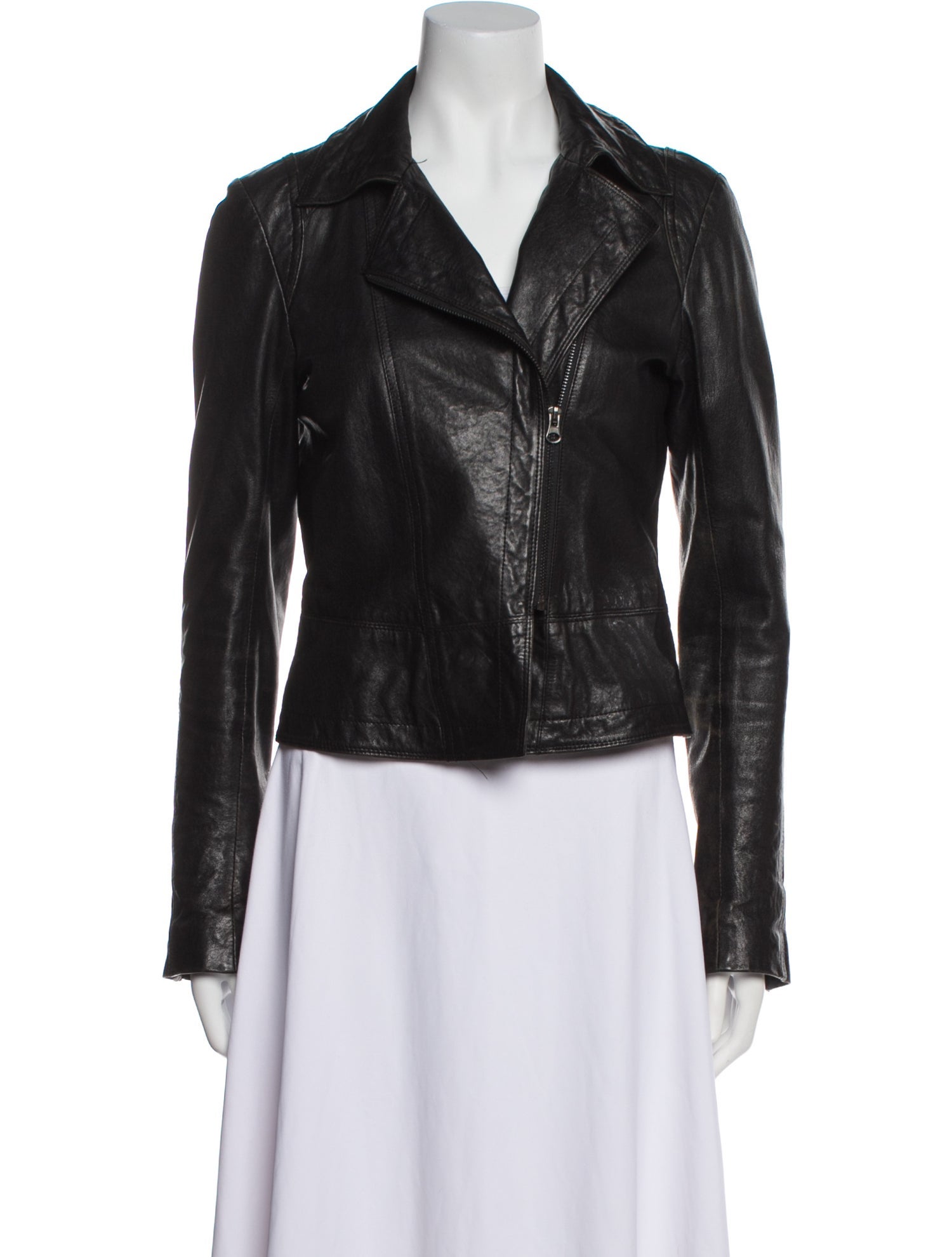 Theory Leather Biker Jacket